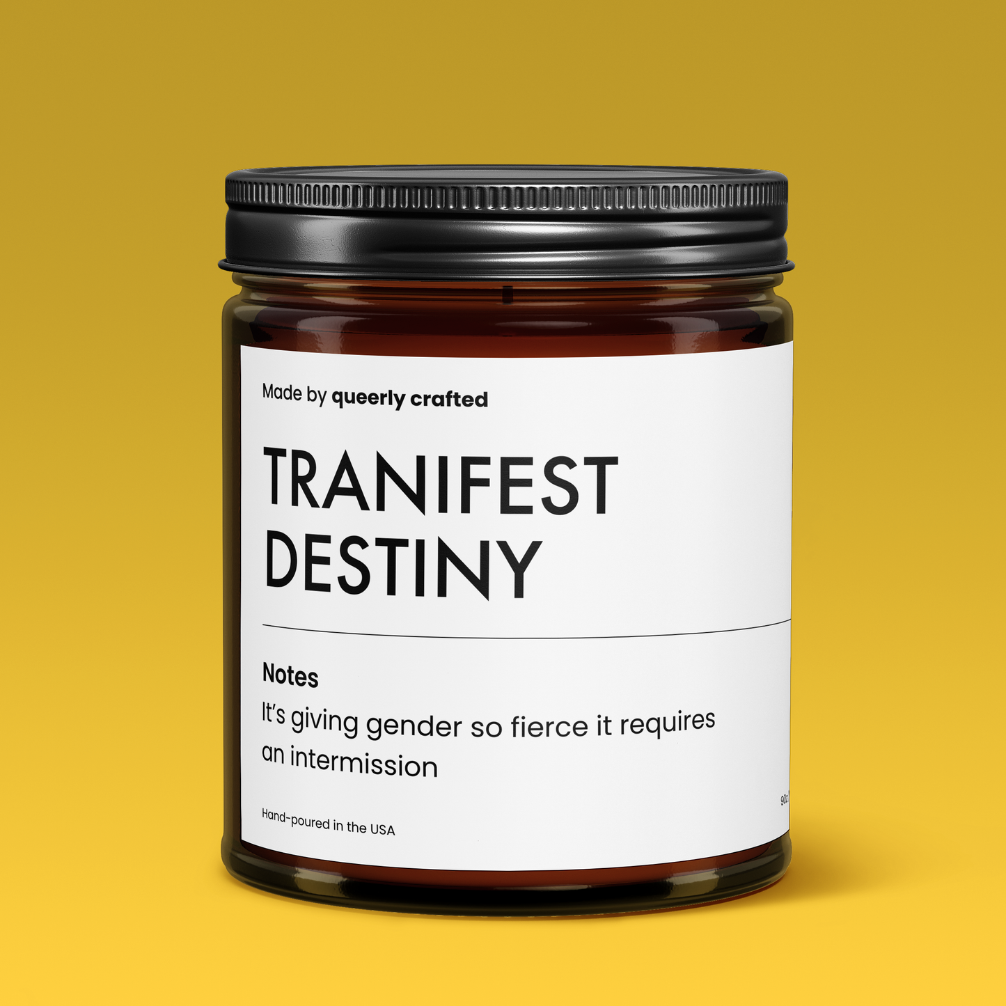 Tranifest Destiny...It’s giving gender so fierce it requires an intermission